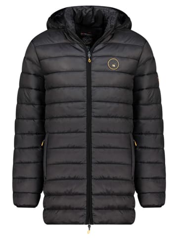 Geographical Norway Steppmantel "Amigomap" in Schwarz