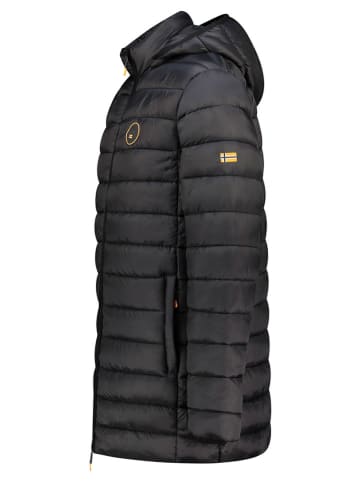 Geographical Norway Płaszcz pikowany "Amigomap" w kolorze czarnym