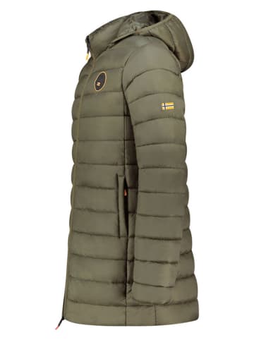 Geographical Norway Kurtka pikowana w kolorze khaki