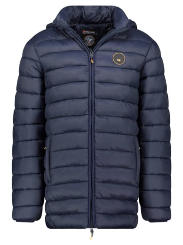 Geographical Norway Steppmantel "Amigomap" in Dunkelblau