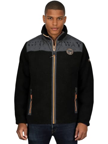 Geographical Norway Kurtka polarowa "Tumarino" w kolorze czarnym