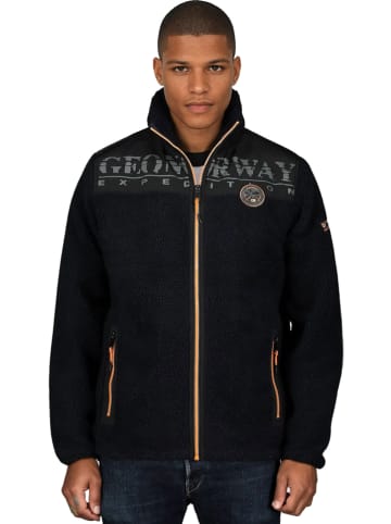 Geographical Norway Kurtka polarowa "Tumarino" w kolorze granatowym