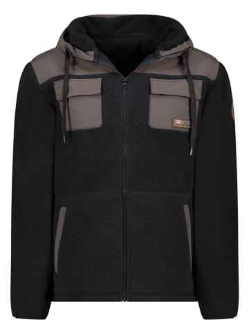 Geographical Norway Kurtka polarowa "Toulouse" w kolorze czarnym