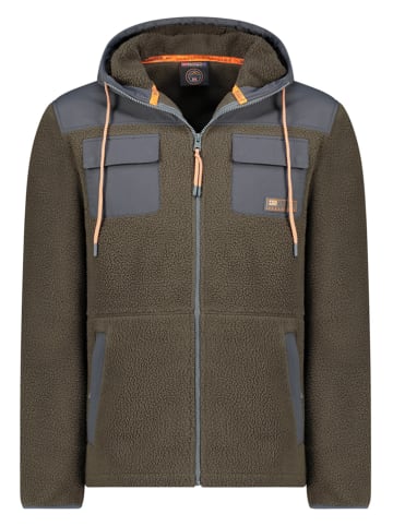 Geographical Norway Kurtka polarowa "Toulouse" w kolorze khaki