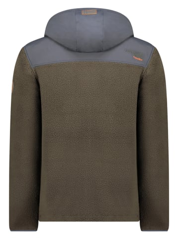 Geographical Norway Kurtka polarowa "Toulouse" w kolorze khaki