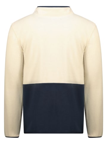 Geographical Norway Kurtka polarowa w kolorze kremowo-granatowym