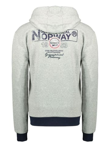 Geographical Norway Bluza w kolorze czerwono-szaro-granatowym