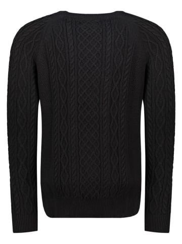Geographical Norway Sweter "Fresh" w kolorze czarnym