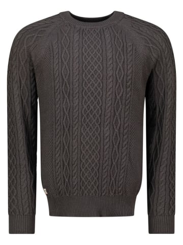 Geographical Norway Sweter "Fresh" w kolorze antracytowym