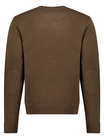 Geographical Norway Sweter "Froste" w kolorze brązowym
