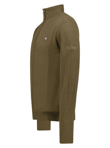 Geographical Norway Cardigan "Fregate" in Khaki