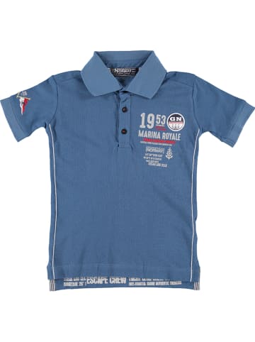 Geographical Norway Poloshirt "Kadre" in Blau