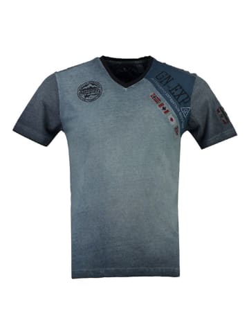 Geographical Norway Shirt "Jasri" in Dunkelblau