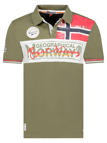 Geographical Norway Koszulka polo "Kidney" w kolorze khaki