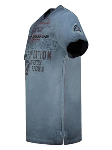 Geographical Norway Shirt "Jelegant" donkerblauw