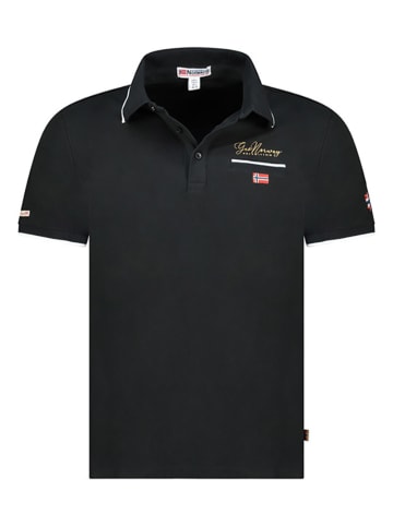 Geographical Norway Poloshirt "Kara" in Schwarz