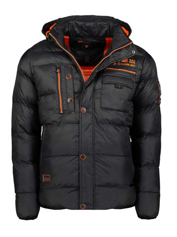 Geographical Norway Kurtka pikowana "Citernier" w kolorze czarnym