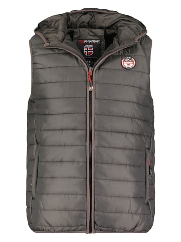 Geographical Norway Kamizelka pikowana "Vamigo" w kolorze szarym
