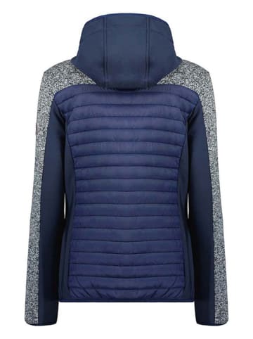 Geographical Norway Fleece vest "Taquese" donkerblauw/grijs