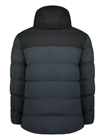Geographical Norway Kurtka pikowana "Cachot" w kolorze czarno-granatowym