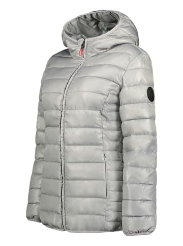 Geographical Norway Doorgestikte jas "Annecy" grijs