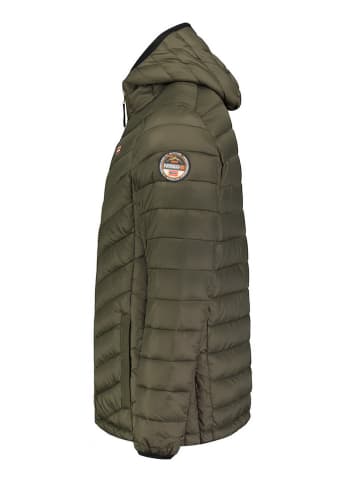 Geographical Norway Steppjacke "Carliti hood" in Khaki