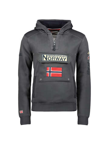 Geographical Norway Hoodie "Gymclass" antraciet