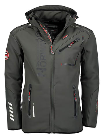 Geographical Norway Kurtka softshellowa "Royaute" w kolorze antracytowym