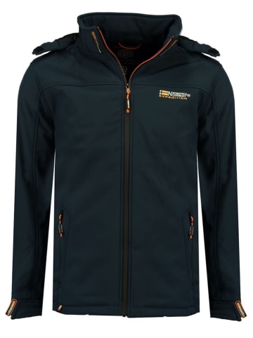 Geographical Norway Softshelljas "Takeni" donkerblauw