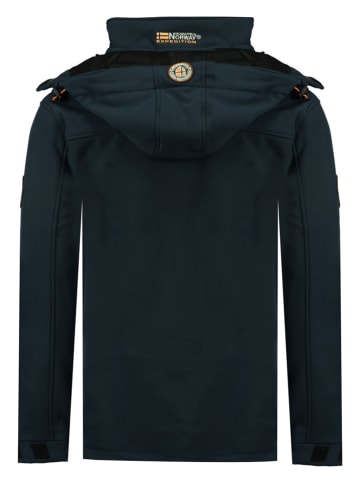 Geographical Norway Kurtka softshellowa "Takeni" w kolorze granatowym