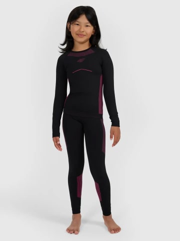 4F 2-delige thermo-ondergoed set zwart