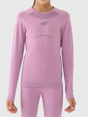 4F 2-częściowy zestaw bielizny termicznej w kolorze jasnoróżowym
