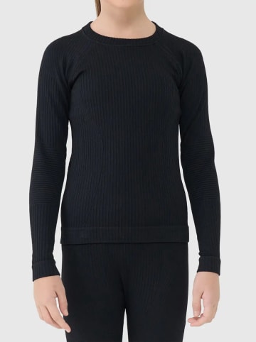 4F 2tlg. Thermowäsche-Set in Schwarz