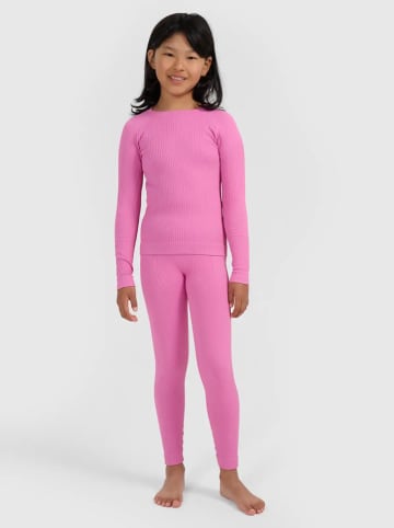 4F 2-delige thermo-ondergoed set roze