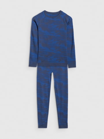 4F 2-delige thermo-ondergoed set blauw