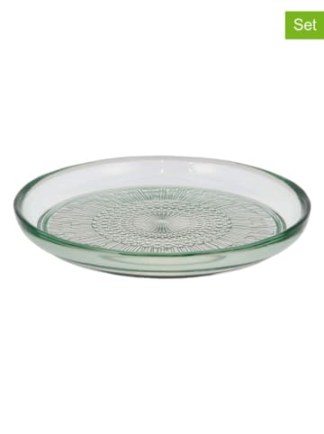 Bitz 6er-Set: Dessertteller "Kusintha" in Grün - Ø 18 cm