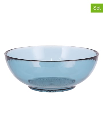 Bitz Miski (4 szt.) "Kusintha" w kolorze niebieskim - Ø 20 cm