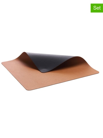 Bitz 4-delige set: placemats roestrood