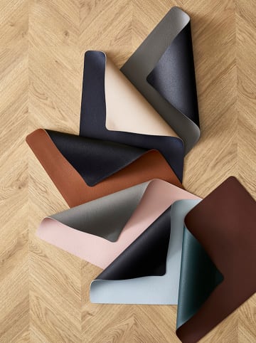 Bitz 4-delige set: placemats roestrood