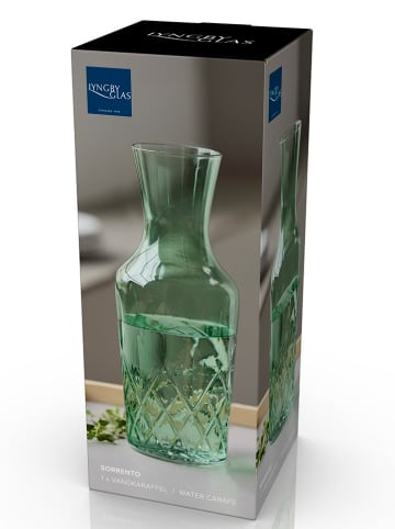 Lyngby Glas Karaf "Sorrento" groen - 1 l