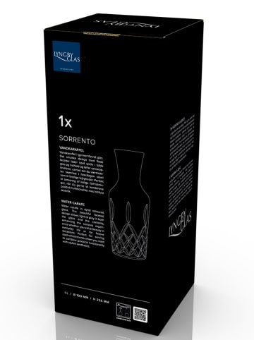 Lyngby Glas Karaffe "Sorrento" in Grün - 1 l