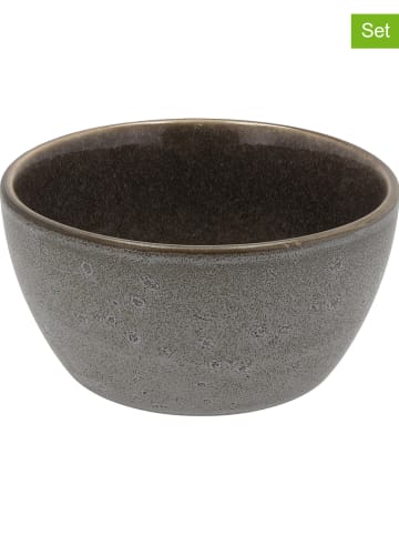 Bitz 4er-Set: Müslischalen in Grau - Ø 12,5 cm