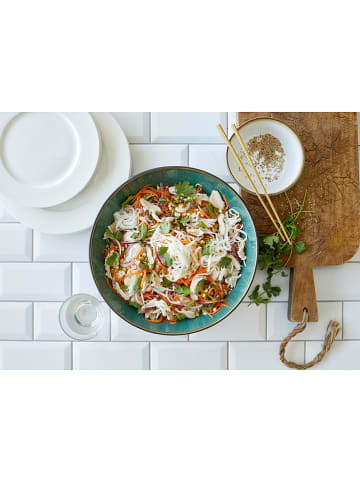 Bitz Salatschüssel in Grün/ Schwarz - Ø 30 cm