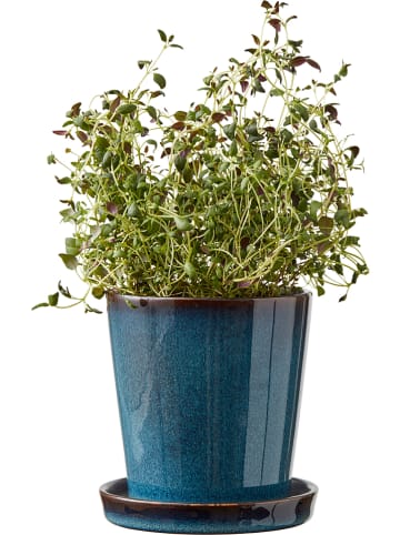 Bitz Doniczka w kolorze granatowo-czarnym - Ø 10 cm