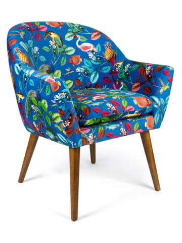 EXCELSA Armlehnstuhl "Rhapsody" in Blau - (B)70,5 x (H)83 x (T)65 cm