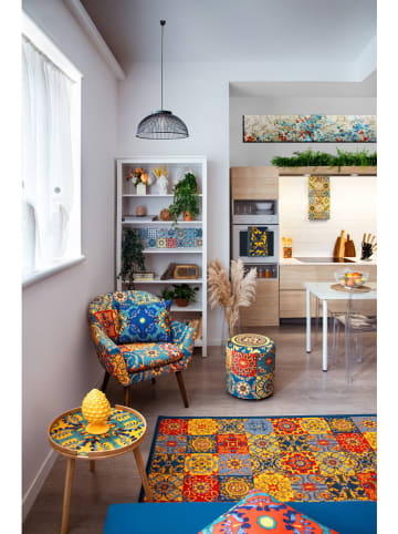 EXCELSA Fauteuil "Trinacria" meerkleurig - (B)70,5 x (H)83 x (D)65 cm