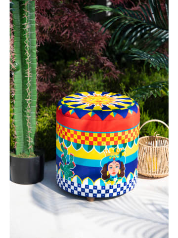 EXCELSA Opbergkruk "Sicilian Rhapsody" meerkleurig - (H)43 x Ø 38 cm