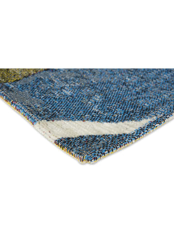 Trendy Kitchen by EXCÉLSA Dywan "Fuji" w kolorze niebieskim ze wzorem - 165 x 110 cm