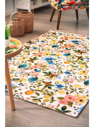 EXCELSA Indoor-Teppich "Fiori Frida" in Bunt - (L)165 x (B)110 cm