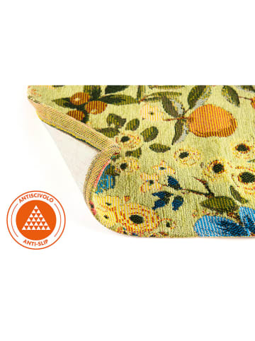 Trendy Kitchen by EXCÉLSA Indoorloper "Fiori Frida" geel/lichtroze - (L)110 x (B)55 cm